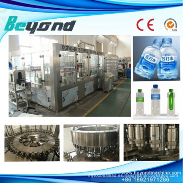Agua pura Máquina de embotellado de agua mineral para botella de plástico 250-2000ml